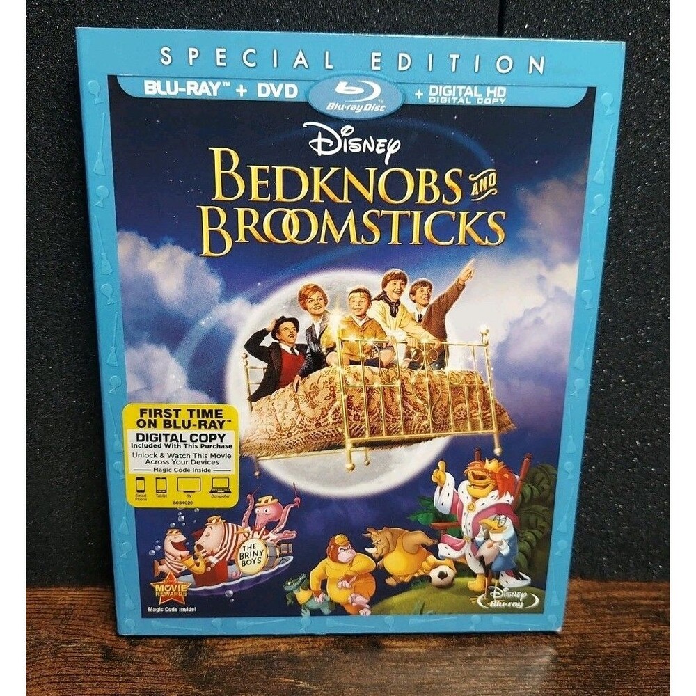 Bedknobs and Broomsticks (Blu-ray, 2014, Disney) Special Edition